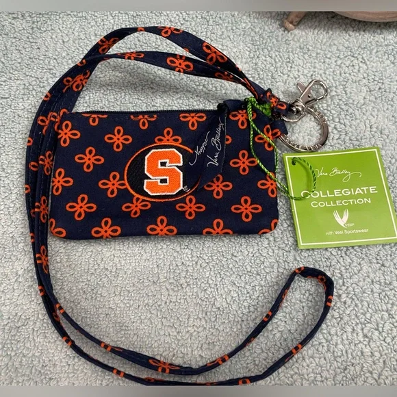 Vera Bradley Syracuse Collegiate Lanyard Wallet - Picture 4 of 14